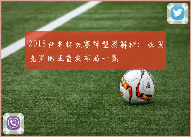 2018世界杯决赛阵型图解析:法国克罗地亚首发布局一览